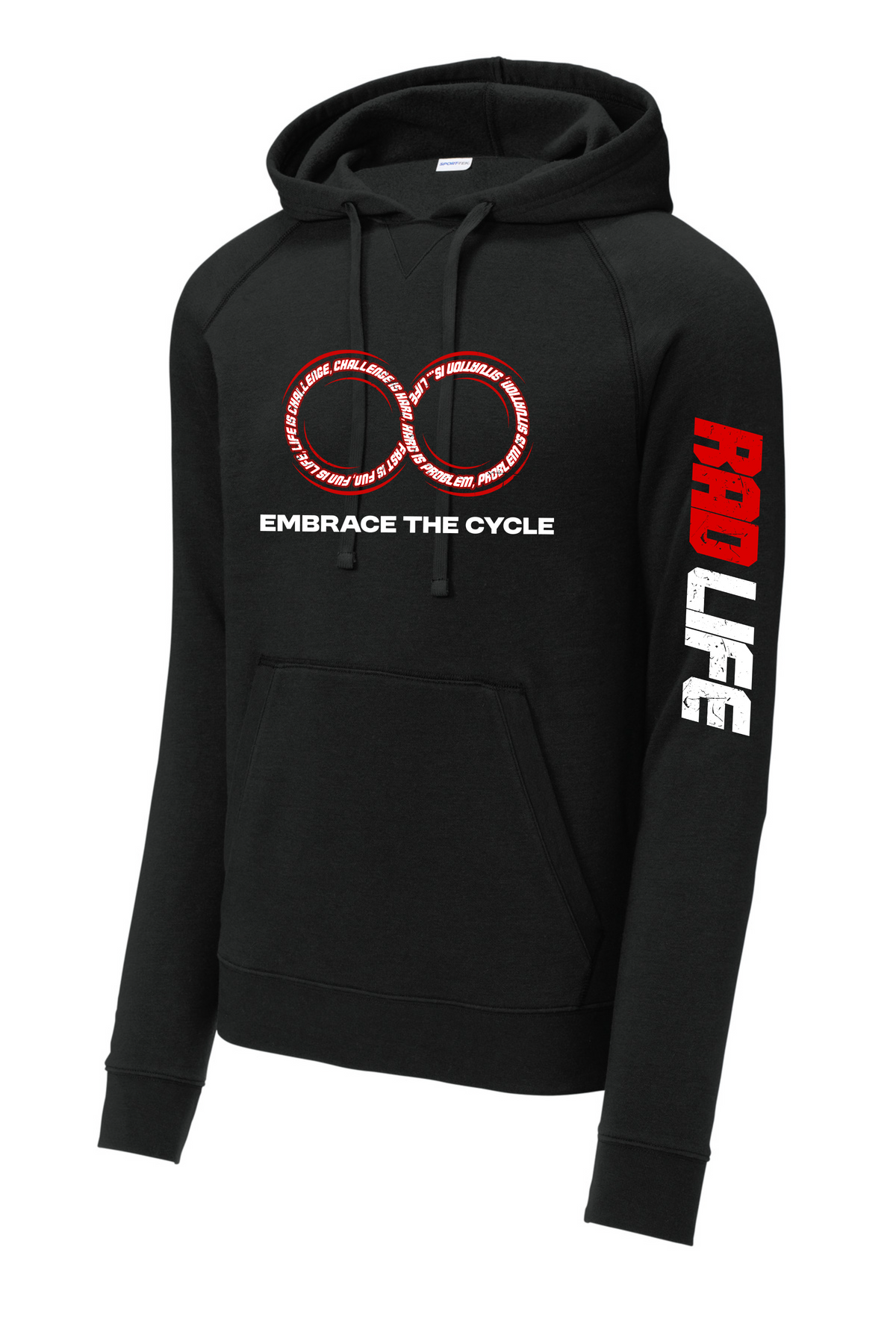 Drive Fleece Pullover Hoodie (Unisex) — Black