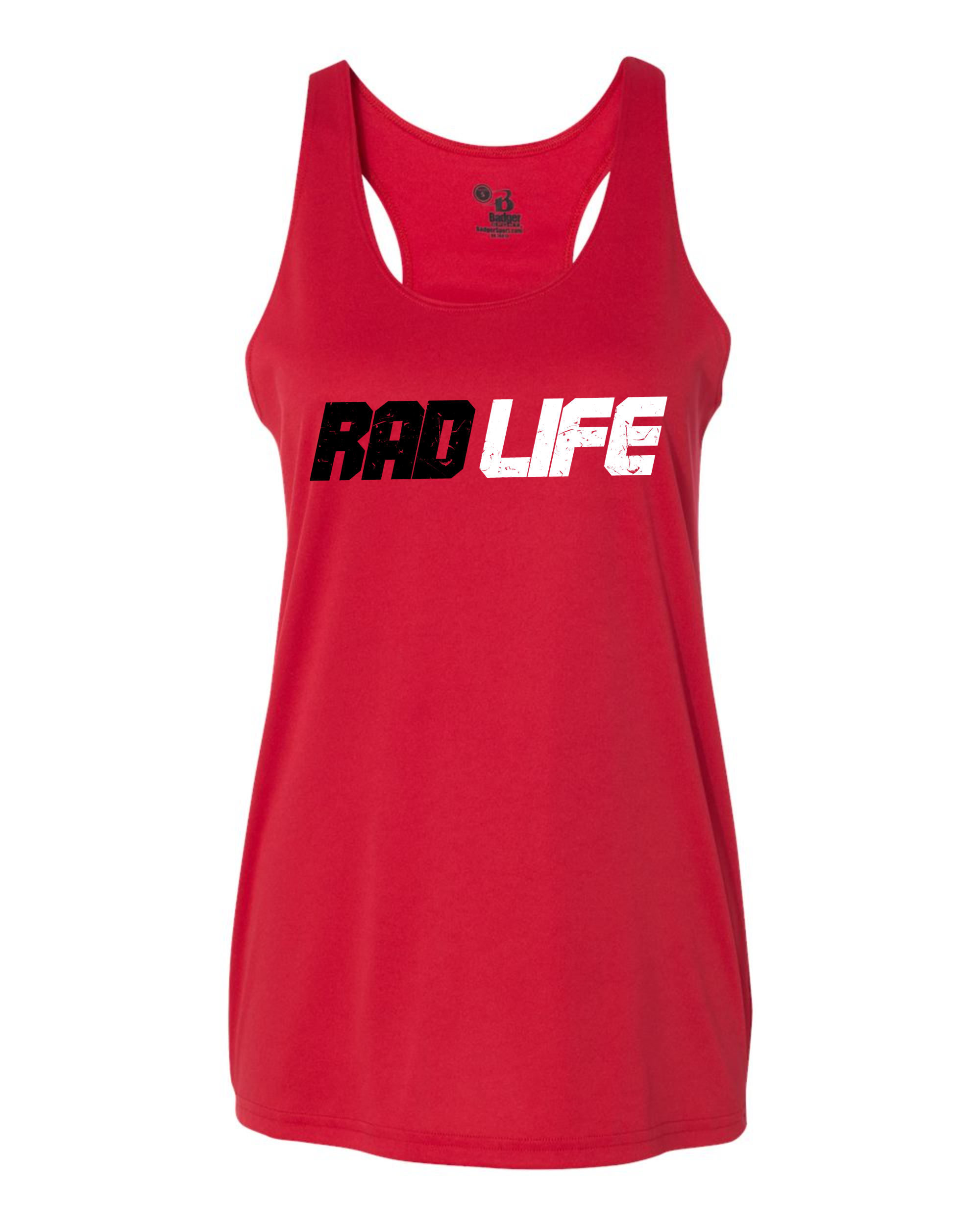 Women's Racerback Tank — Fast Is Fun — Red