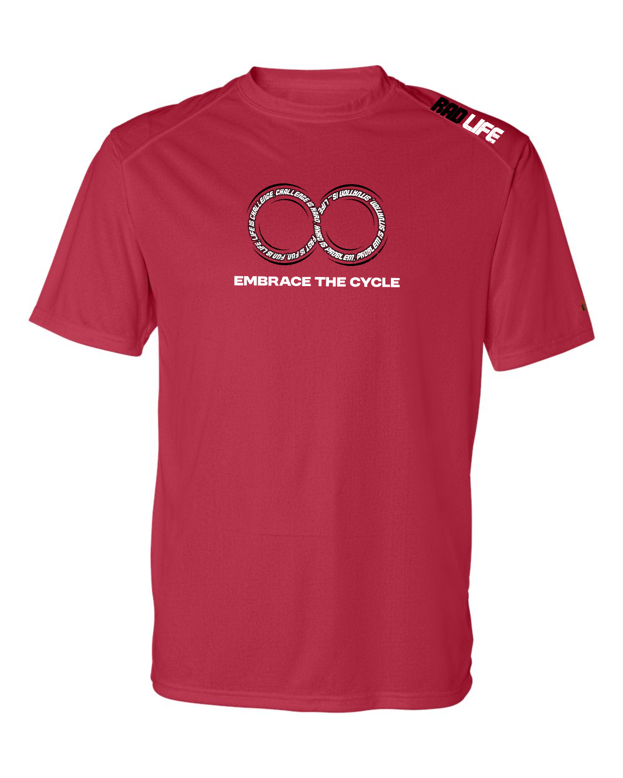 Men's B-Core Sport Shoulders T-Shirt — Red