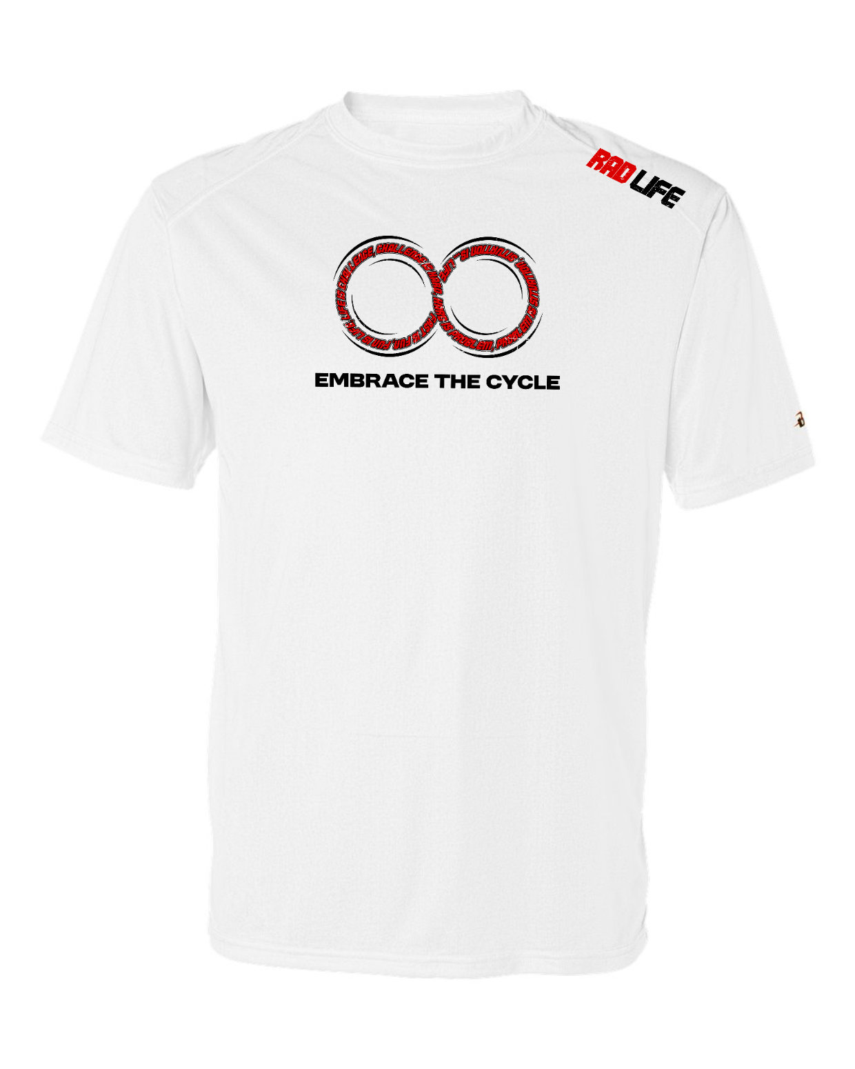 Men's B-Core Sport Shoulders T-Shirt — White