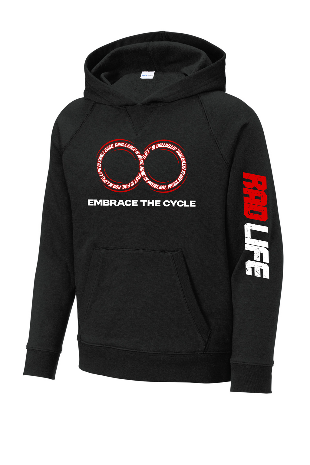 Youth Drive Fleece Pullover Hoodie — Black