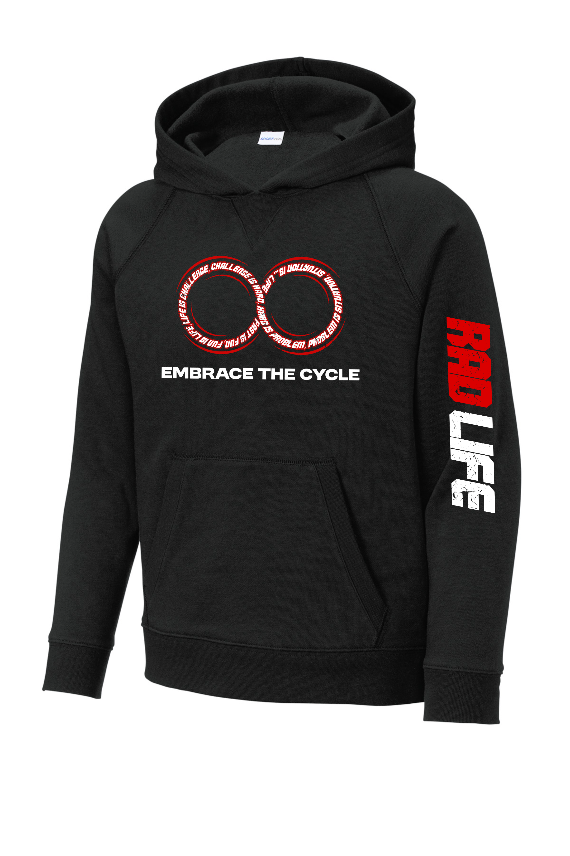 Youth Drive Fleece Pullover Hoodie — Black