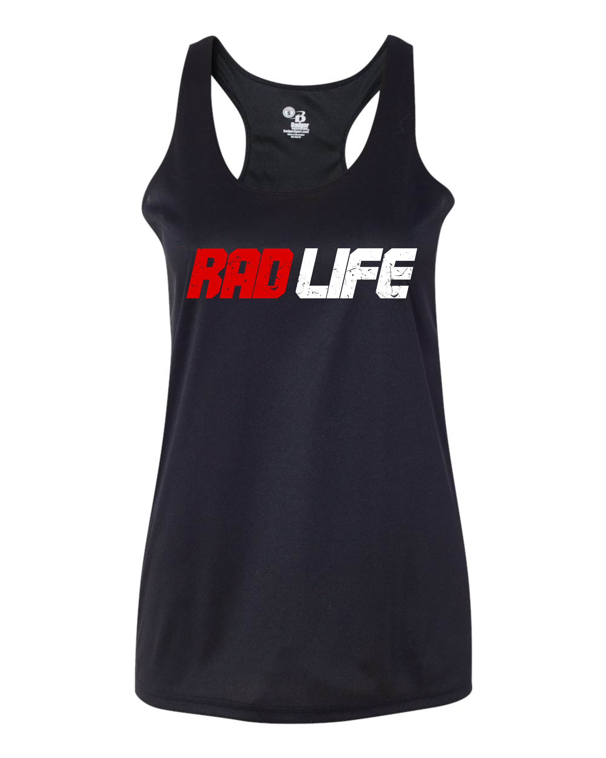 Women's Racerback Tank — Fast Is Fun — Black
