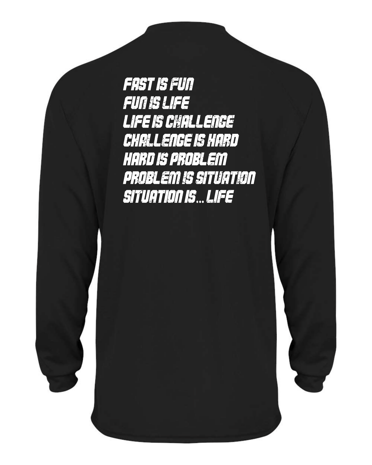 Youth B-Core Long Sleeve T-Shirt — Black