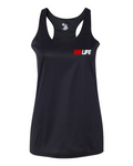 Women's Racerback Tank — RadLife Loop — Black