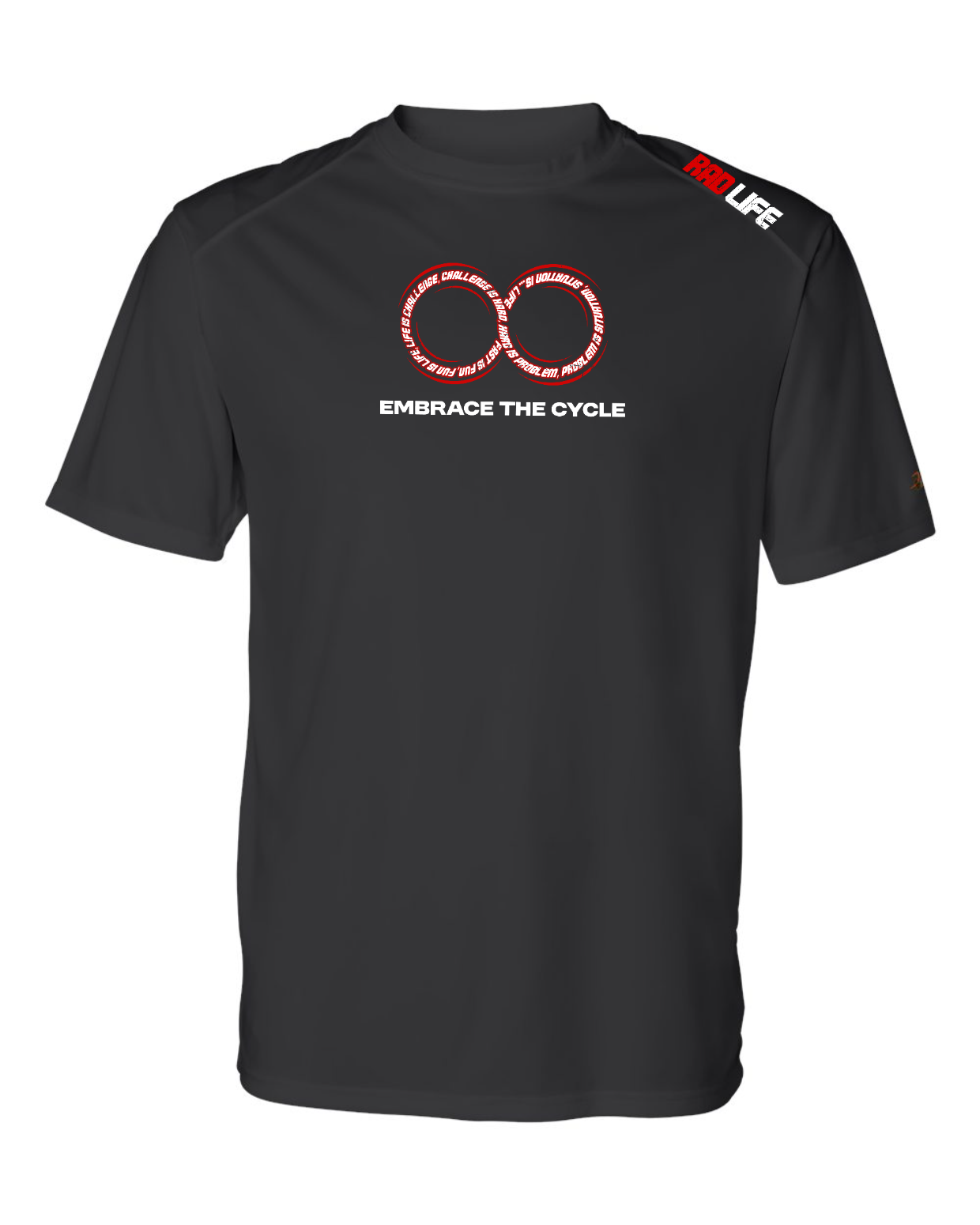 Men's B-Core Sport Shoulders T-Shirt — Black
