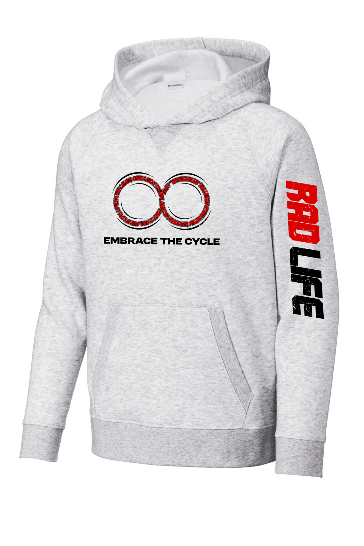 Youth Drive Fleece Pullover Hoodie — Athletic Heather