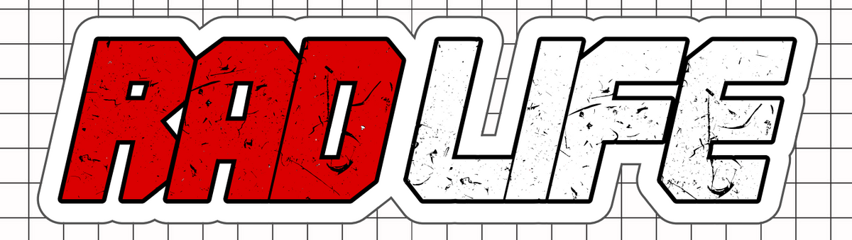 RAD LIFE Decal — Wordmark