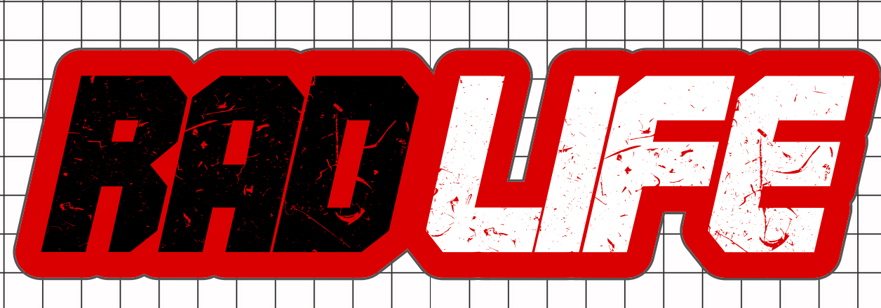 RAD LIFE Decal — Outline