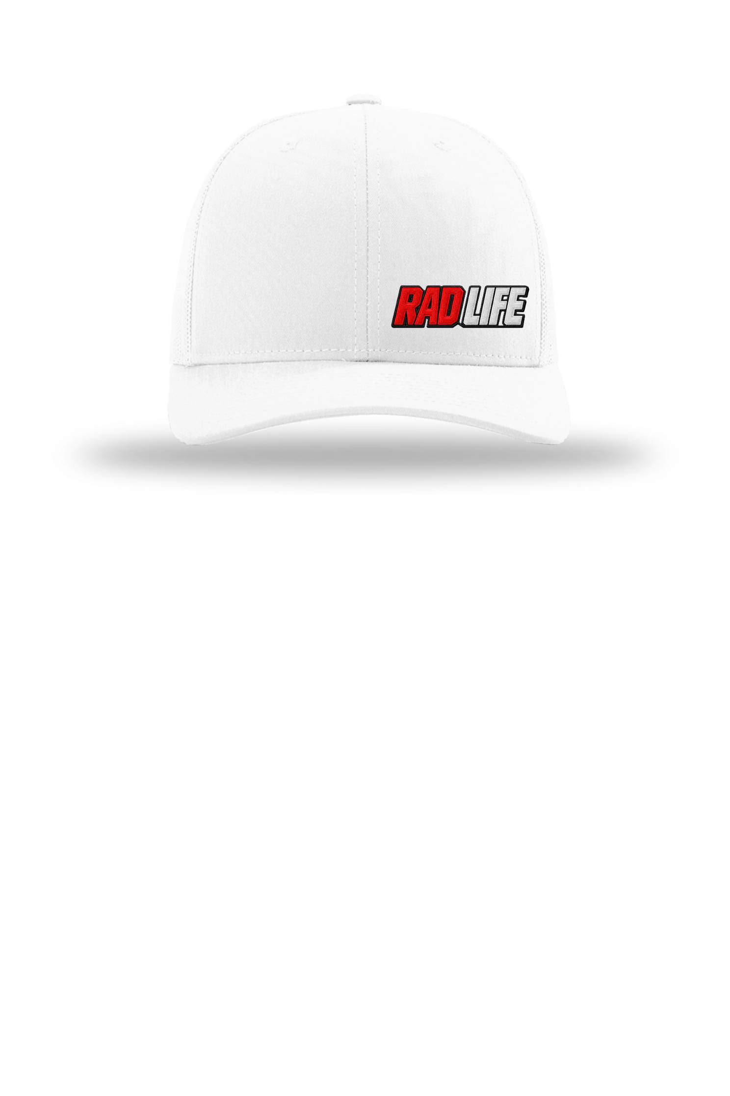 RAD LIFE Classic Trucker Cap — White